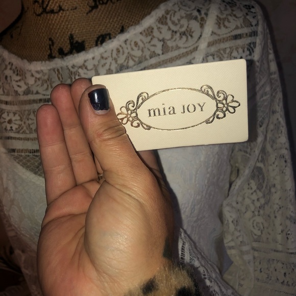 NWT- Mia Joy Folie Holly Dress in Cream Lace - Picture 6 of 8